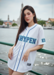 เสื้อเบสบอลพิมพ์ลาย สั่งทำ ออกแบบเอง ORDER 180 ด้านหน้า