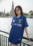 เสื้อเบสบอลพิมพ์ลาย สั่งทำ ออกแบบเอง ORDER 181 ด้านหน้า