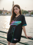 เสื้อเบสบอลพิมพ์ลาย สั่งทำ ออกแบบเอง ORDER 182 ด้านหน้า