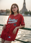 เสื้อเบสบอลพิมพ์ลาย สั่งทำ ออกแบบเอง ORDER 182 รอบ 2 ด้านหน้า