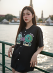 เสื้อเบสบอลพิมพ์ลาย สั่งทำ ออกแบบเอง ORDER 187 ด้านหน้า