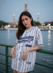 เสื้อเบสบอลพิมพ์ลาย สั่งทำ ออกแบบเอง ORDER 190 รอบ 2 ด้านหน้า