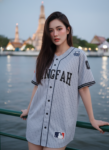 เสื้อเบสบอลพิมพ์ลาย สั่งทำ ออกแบบเอง ORDER 192 DESIGN ด้านหน้า