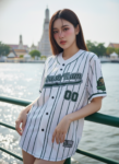 เสื้อเบสบอลพิมพ์ลาย สั่งทำ ออกแบบเอง ORDER 193 ด้านหน้า