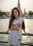 เสื้อเบสบอลพิมพ์ลาย สั่งทำ ออกแบบเอง ORDER 200 ด้านหน้า