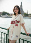 เสื้อเบสบอลพิมพ์ลาย สั่งทำ ออกแบบเอง ORDER 202 ด้านหน้า