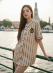 เสื้อเบสบอลพิมพ์ลาย สั่งทำ ออกแบบเอง ORDER 209 ด้านหน้า