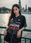 เสื้อเบสบอลพิมพ์ลาย สั่งทำ ออกแบบเอง ORDER 211 ด้านหน้า