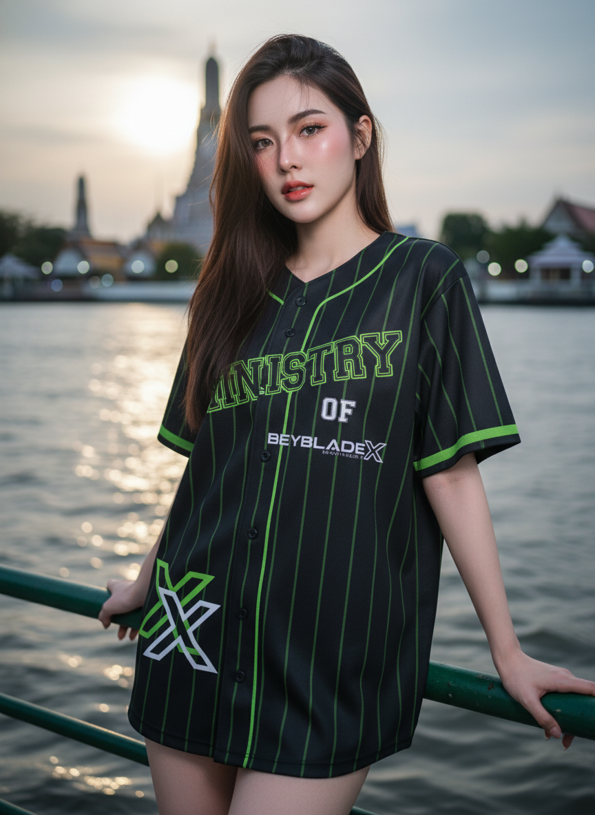 ORDER 213 เสื้อเบสบอล - ด้านหน้า เสื้อเบสบอลพิมพ์ลาย สั่งทำ ออกแบบเอง ORDER 213 ด้านหน้า