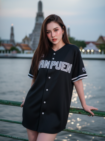 เสื้อเบสบอลพิมพ์ลาย สั่งทำ ออกแบบเอง ORDER 194 รอบ 2 ด้านหน้า