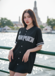 เสื้อเบสบอลพิมพ์ลาย สั่งทำ ออกแบบเอง ORDER 194 รอบ 3 ด้านหน้า