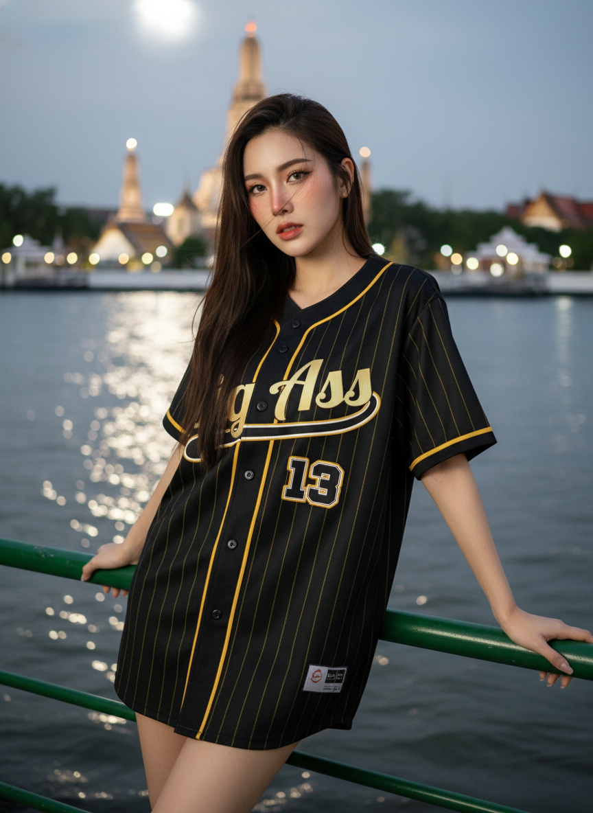 ORDER 216 เสื้อเบสบอล - ด้านหน้า เสื้อเบสบอลพิมพ์ลาย สั่งทำ ออกแบบเอง ORDER 216 ด้านหน้า