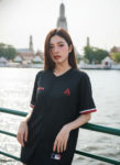 เสื้อเบสบอลพิมพ์ลาย สั่งทำ ออกแบบเอง ORDER 220 ด้านหน้า