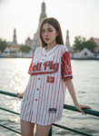 เสื้อเบสบอลพิมพ์ลาย สั่งทำ ออกแบบเอง ORDER 229 ด้านหน้า