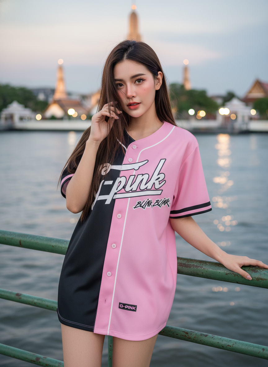 ORDER 230 เสื้อเบสบอล - ด้านหน้า เสื้อเบสบอลพิมพ์ลาย สั่งทำ ออกแบบเอง ORDER 230 ด้านหน้า