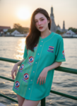 เสื้อเบสบอลพิมพ์ลาย สั่งทำ ออกแบบเอง ORDER 235 ด้านหน้า