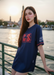เสื้อเบสบอลพิมพ์ลาย สั่งทำ ออกแบบเอง ORDER 236 ด้านหน้า