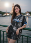 เสื้อเบสบอลพิมพ์ลาย สั่งทำ ออกแบบเอง ORDER 242 DESIGN ด้านหน้า