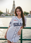 เสื้อเบสบอลพิมพ์ลาย สั่งทำ ออกแบบเอง ORDER 246 ด้านหน้า