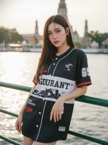 เสื้อเบสบอลพิมพ์ลาย สั่งทำ ออกแบบเอง ORDER 248 DEISIGN ด้านหน้า