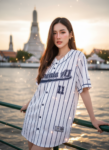 เสื้อเบสบอลพิมพ์ลาย สั่งทำ ออกแบบเอง ORDER 250 ด้านหน้า