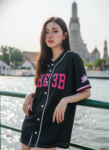 เสื้อเบสบอลพิมพ์ลาย สั่งทำ ออกแบบเอง ORDER 465 ด้านหน้า