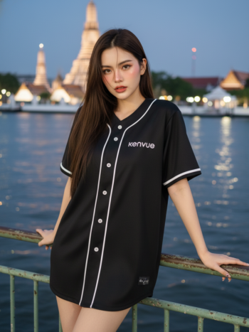 เสื้อเบสบอลพิมพ์ลาย สั่งทำ ออกแบบเอง ORDER 472 DESIGN ด้านหน้า