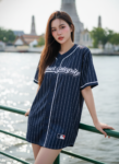 เสื้อเบสบอลพิมพ์ลาย สั่งทำ ออกแบบเอง ORDER 473 ด้านหน้า