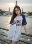 เสื้อเบสบอลพิมพ์ลาย สั่งทำ ออกแบบเอง ORDER 419 รอบ 2 ด้านหน้า