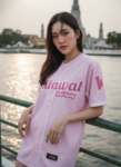 เสื้อเบสบอลพิมพ์ลาย สั่งทำ ออกแบบเอง ORDER 487 ด้านหน้า