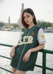 เสื้อเบสบอลพิมพ์ลาย สั่งทำ ออกแบบเอง ORDER 489 ด้านหน้า