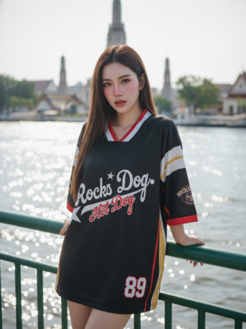 เสื้อเบสบอลพิมพ์ลาย สั่งทำ ออกแบบเอง ORDER 495 ด้านหน้า