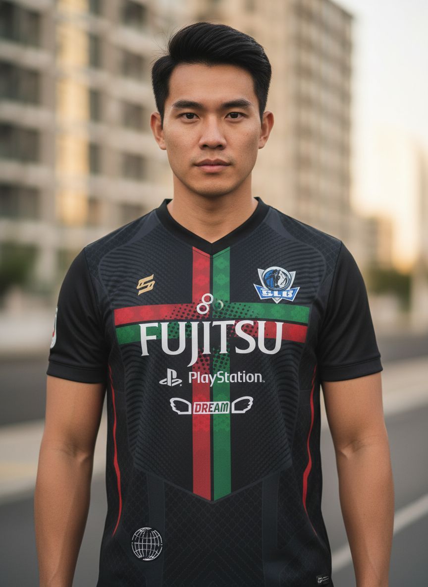 เสื้อกีฬา RT147 ลายกราฟิก