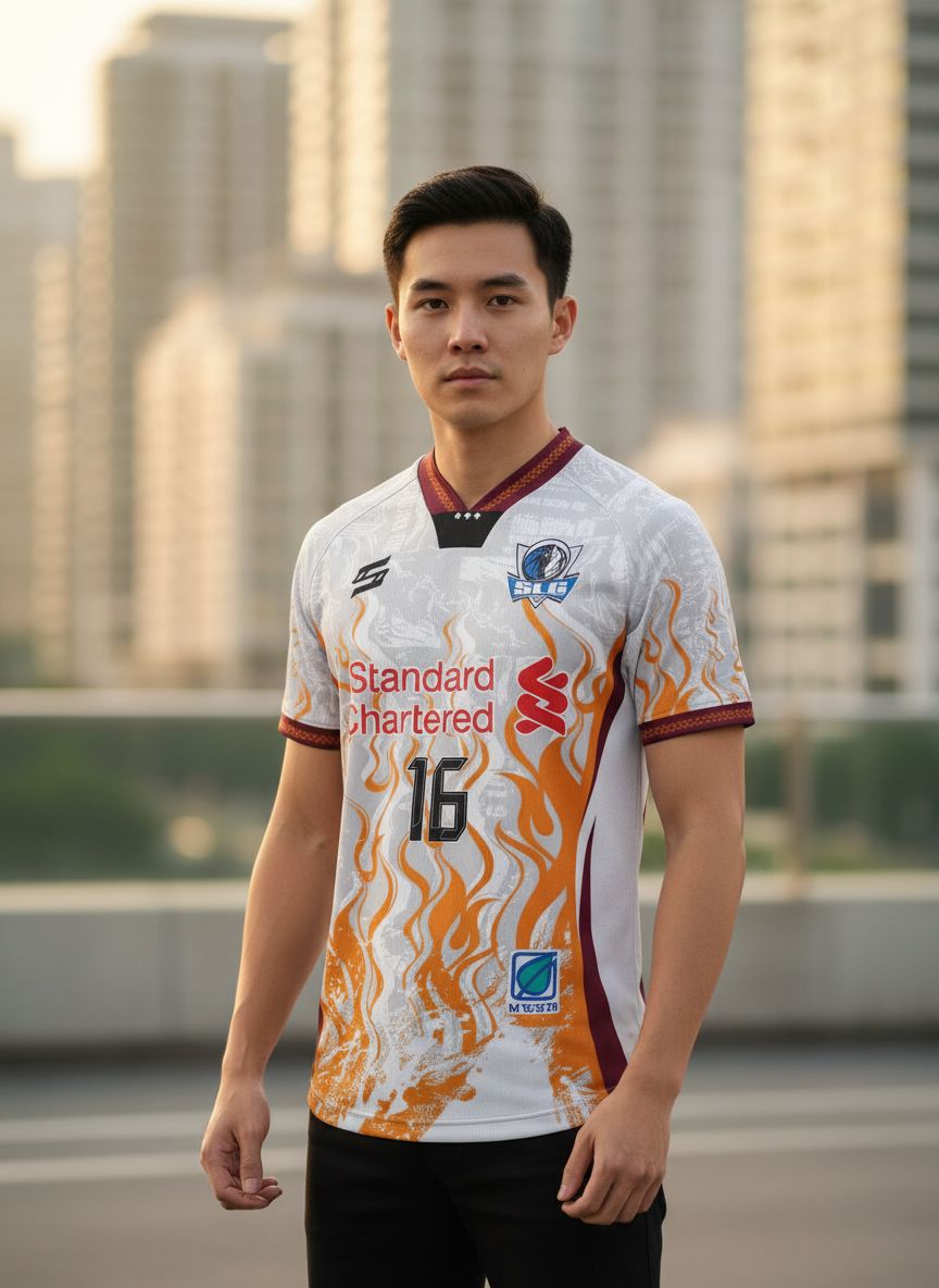 เสื้อกีฬา RT188 ลายกราฟิก