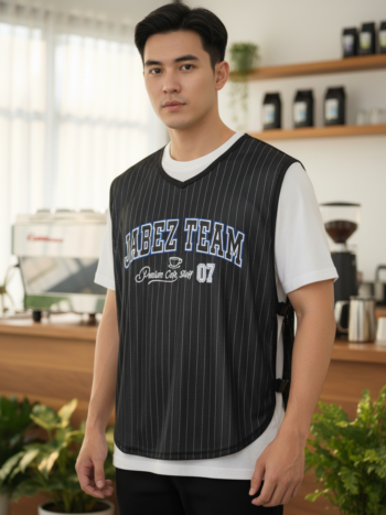ออกแบบเสื้อกั๊ก รับผลิตเสื้อกั๊ก JABEZ TEAM ด้านหน้า