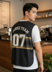 ออกแบบเสื้อกั๊ก รับผลิตเสื้อกั๊ก JABEZ TEAM ด้านหน้า