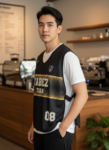ออกแบบเสื้อกั๊ก รับผลิตเสื้อกั๊ก JABEZ TEAM ด้านหน้า