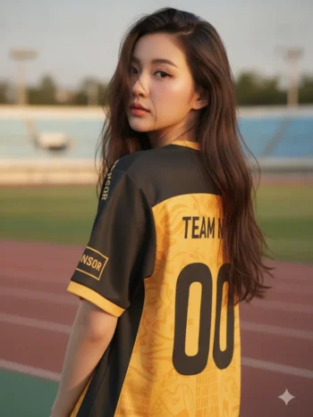 เสื้อกีฬาสี – เสื้อกีฬาสี พิมพ์ลาย สั่งทำ ออกแบบเอง 2569 ด้านหลัง
