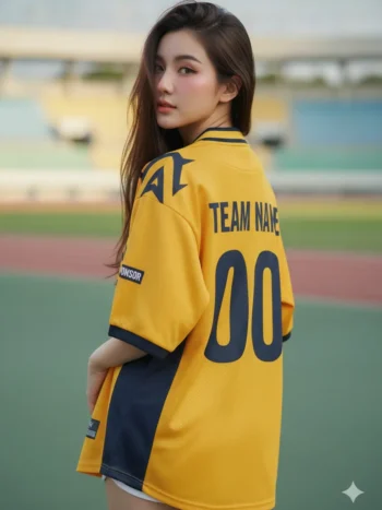 เสื้อกีฬาสี – เสื้อกีฬาสี พิมพ์ลาย สั่งทำ ออกแบบเอง 2569 ด้านหลัง