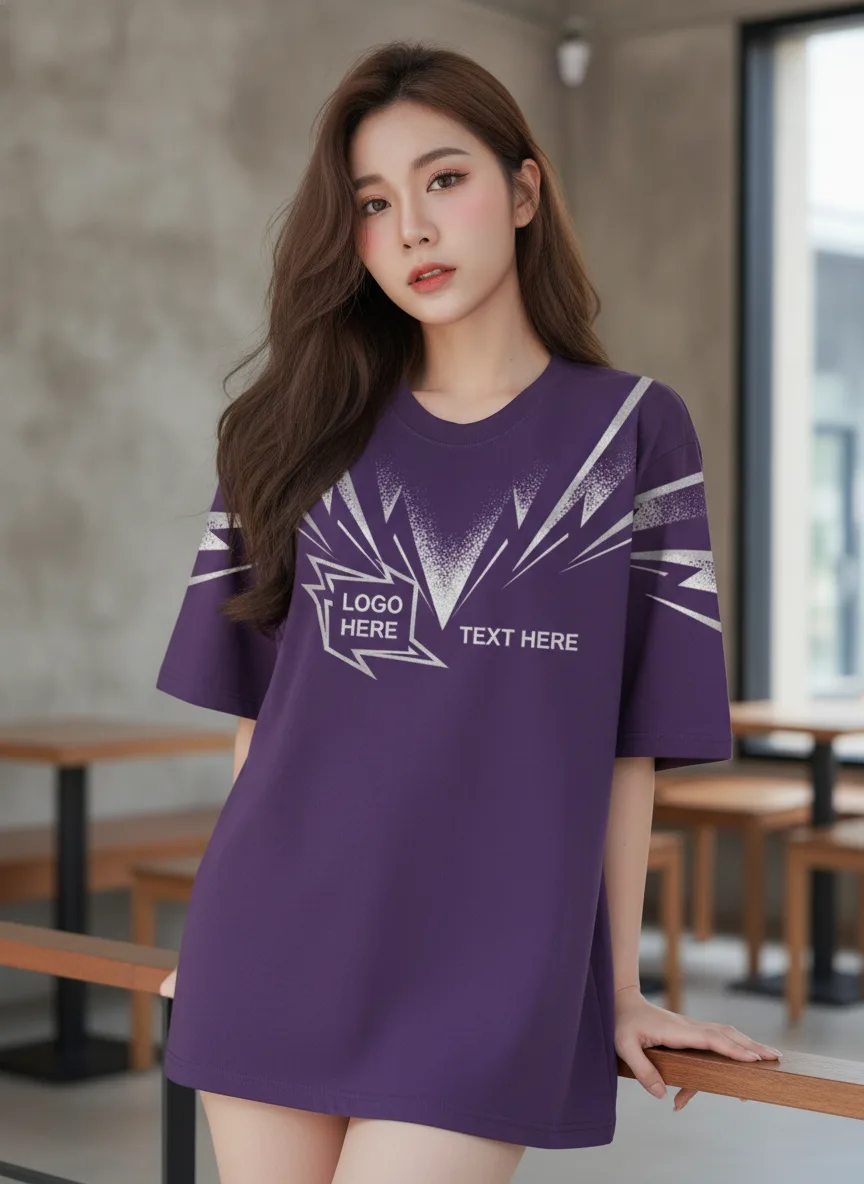 เสื้อ โอเวอร์ ไซส์ – เสื้อ โอเวอร์ ไซส์ พิมพ์ลาย สั่งทำ ออกแบบเอง 2569 มุมที่ 2 เสื้อ โอเวอร์ ไซส์ – เสื้อ โอเวอร์ ไซส์ พิมพ์ลาย สั่งทำ ออกแบบเอง 2569 มุมที่ 2
