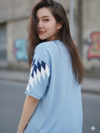 เสื้อ โอเวอร์ ไซส์ – เสื้อ โอเวอร์ ไซส์ พิมพ์ลาย สั่งทำ ออกแบบเอง 2569 ด้านหลัง