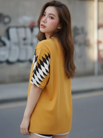 เสื้อ โอเวอร์ ไซส์ – เสื้อ โอเวอร์ ไซส์ พิมพ์ลาย สั่งทำ ออกแบบเอง 2569 ด้านหลัง