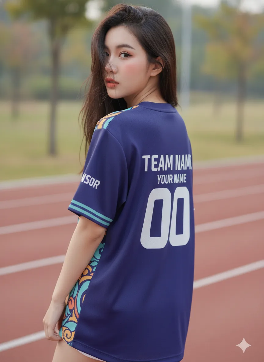 เสื้อวิ่งลายไทย กนกสวิร์ล กรมท่า สั่งทำทีม ด้านหลัง เสื้อวิ่งลายไทย กนกสวิร์ล กรมท่า สั่งทำทีม ด้านหลัง
