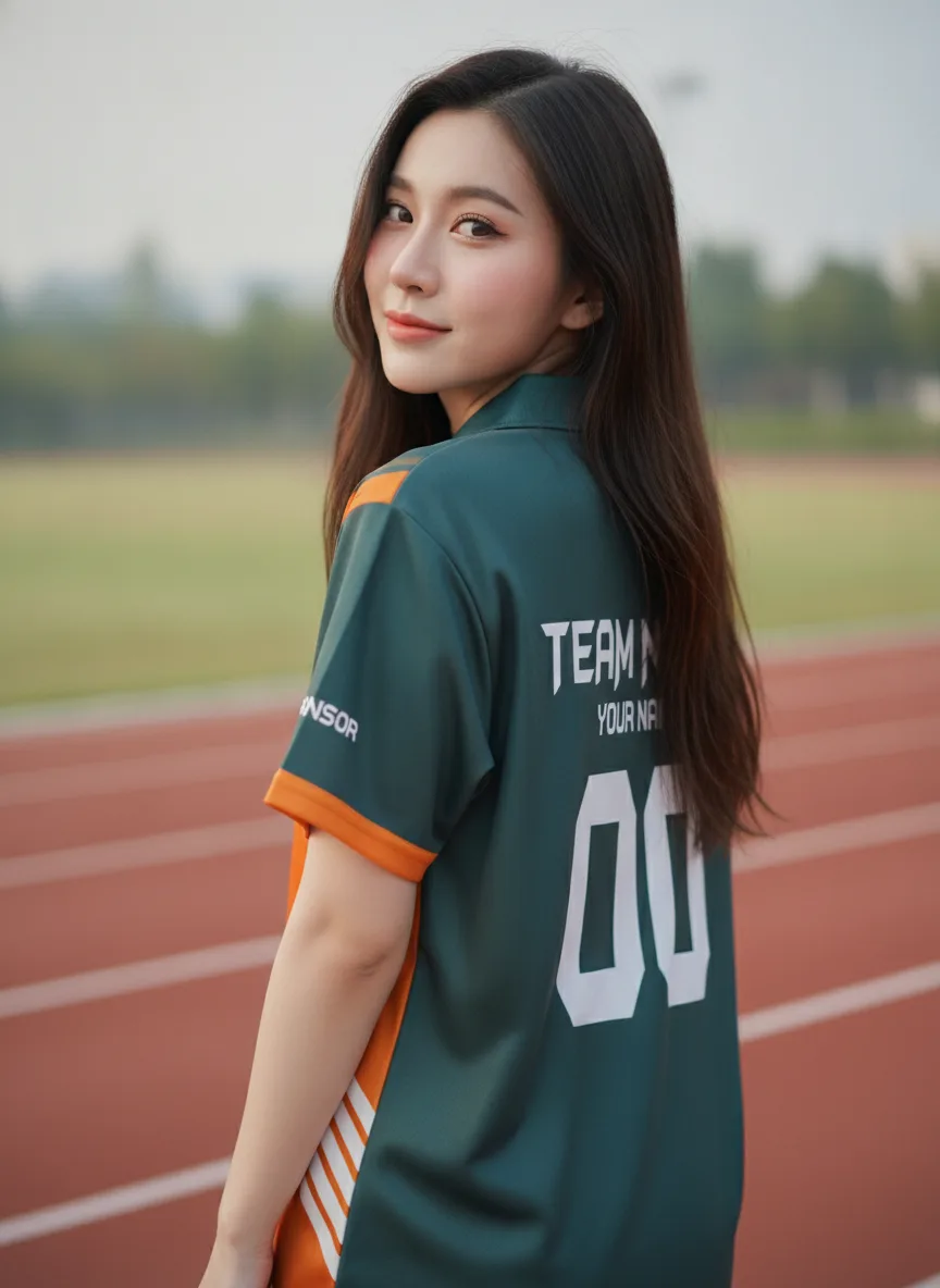 เสื้อวิ่งสั่งทำ ลายเทคเบลด ส้ม-เทา ดูสปอร์ต ด้านหลัง เสื้อวิ่งสั่งทำ ลายเทคเบลด ส้ม-เทา ดูสปอร์ต ด้านหลัง