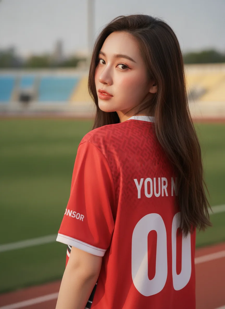 เสื้อกีฬาสีแดง ลายเมฆจีนมงคล ดำ-ขาว สั่งทำ ด้านหลัง เสื้อกีฬาสีแดง ลายเมฆจีนมงคล ดำ-ขาว สั่งทำ ด้านหลัง